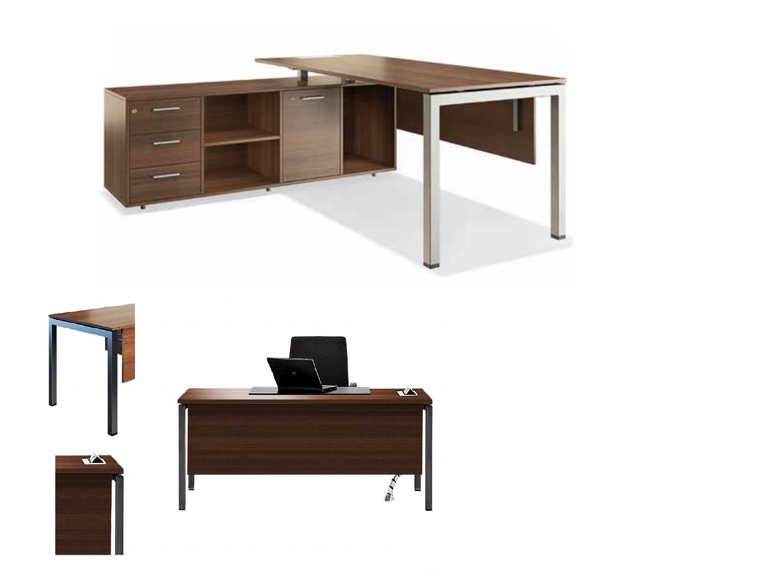 Office Desk wood* metal