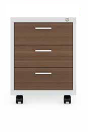 Drawer unit wood*metal
