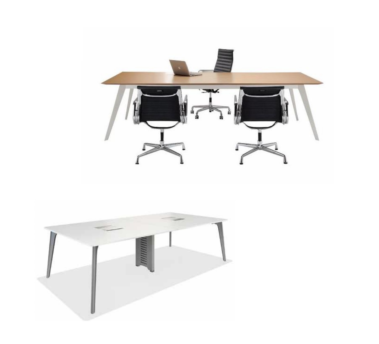 Meeting table wood* metal/ Onyx