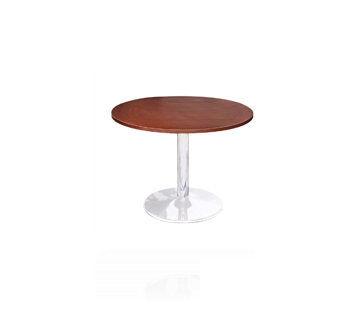 Round Meeting table wood* metal